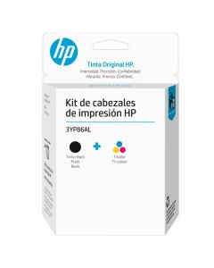 Hp Cabezal de Impresión | Compatible Series 100-300-400 |Tricolor + Tinta Negra