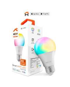 Nexxt Bombillo Led Inteligente A19 | Smart Led | Wi-Fi | 110v | Compatible Alexa