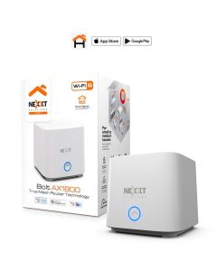 Nexxt Router | Tecnología True Mesh | Control de Voz | 1800mps | Blanco