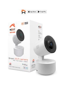 Nexxt Cámara de Seguridad | Wi-Fi Inteligente Ptz | Movimiento Completo | Interior | Blanco