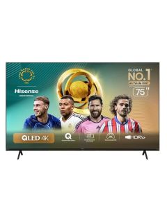Hisense Televisor Qled 4k 75" | Google Tv | Dolby Atmos | Control Por Voz | Hdr10+ | 2 Años + 1 Año de Garantía Adicional