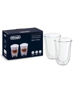 Delonghi Vasos de Lattemacchiato de Doble Pared de 330 Ml | Pack de 2