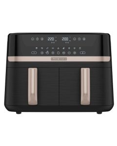 Black and Decker Freidora de Aire Purifry | Pantalla Táctil | 9 Funciones | 2 Cestas