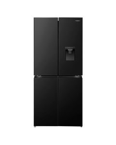 Hisense Refrigerador Croos Door 14 Cuft | Dispensador de Agua | Durable Inverter | Super Freeze | Multi Air Flow | Negro