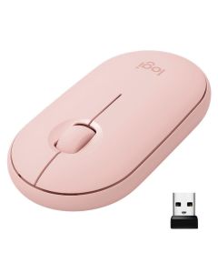 Logitech Mouse Inalámbrico M350s | Rosado