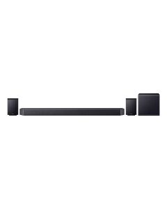 Samsung Barra de Sonido 11.1.4 Ch Hw-Q990f | Dolby® Atmos Inalámbrico | Q-Symphony (2025) | Negro