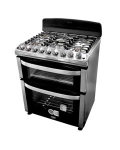 Rca Estufa a Gas 30" | 5 Quemadores | Encendido Eléctrico | Horno Doble | Horno Eléctrico con Air Fryer | Acero Inoxidable