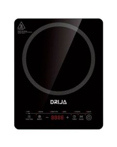 Drija Estufa de Inducción 11" | Vitrocerámica | Control Digital | 6 Funciones de Cocción | Temporizador | Negro