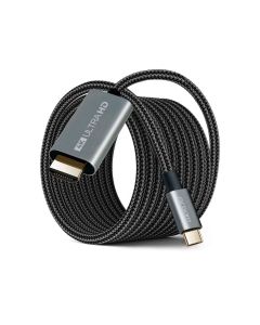 Argom Cable Usb-C a Hdmi | 4k | 30 Hz | Nailon Trenzado | 1,8 M | 6 Pies