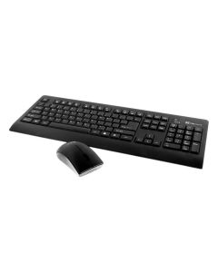 Klip Xtreme Teclado Mouse Combo | Ingles | Teclas Programadas | Negro