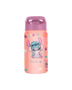 Cubitt Botella Termo Jr. X Lilo & Stitch | 14 Oz | Edición Limitada | Blush Angel (Rosado)
