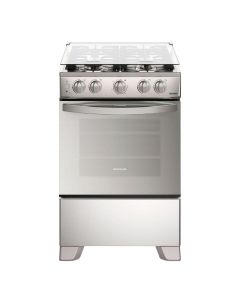 Frigidaire Estufa de Piso a Gas 24" | 4 Quemadores | Tapa de Vidrio | Acero Inoxidable 