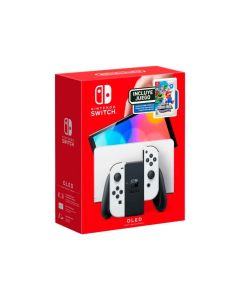 Nintendo Consola Nintendo Switch Oled + Juego Super Mario Bros Wonder | Hrg-S-Kaasd | Blanco