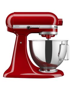 KitchenAid Batidora de Pedestal Deluxe | 10 Velocidades | Cabeza Inclinada | Rojo