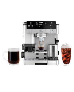 Ninja Máquina Luxe Café Expresso | 3 en 1 | 25 Niveles de Molienda | Espumador de Leche