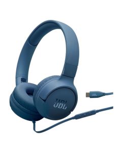 Jbl Audífonos Alámbricos Tune 520c | Usb-C | Jbl Pure Bass | Azul