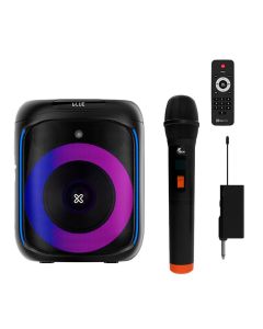 Klip Xtreme Bocina Portátil Inalámbrico 1800w Bt Kls-655 + Micrófono Inalámbrico Xtech Xts-690