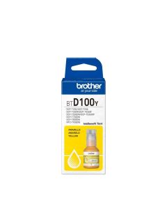 Brother Botella de Tinta Btd100y | Inkbenefit Tank | Ultra Alto Rendimiento | Amarillo