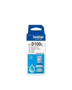 Brother Botella de Tinta Btd100c | Inkbenefit Tank | Ultra Alto Rendimiento | Cyan