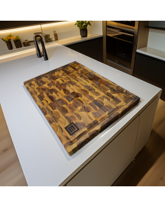 Tabla de Corte MADERA TECA END-GRAIN 4cm de espesor
