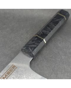 YUGEN! CUCHILLO DE CARNICERO 8.5" Acero de Damasco