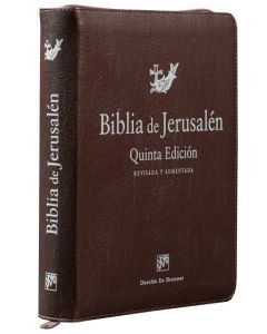 Biblia de Jerusalén Manual - con Funda y Cierre de Cremallera