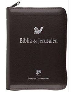 Biblia de Jerusalén Modelo Bolsillo con Cremallera