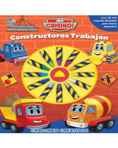 En Camino Constructores Trabajan Crayones Creativos