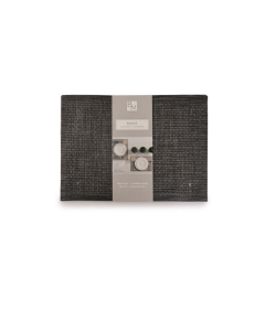 Individual Rainer de 13x18 Set de 6 Piezas Black