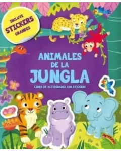 Animales de la Jungla (Libro con Stickers)