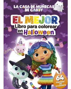 La Casa de Muñecas de Gabby - El Mejor Libro para Colorear de Halloween