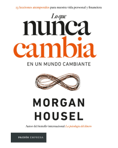 Lo que Nunca Cambia