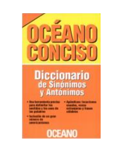 Diccionario Oceano Conciso Sinonimos y Antonimos