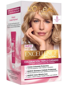 L'Oréal Paris Excellence Tinte 8 Rubio Claro