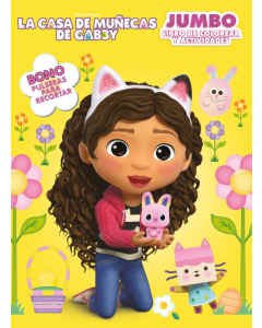 La Casa Muñecas Gabby - Libro de Colorear y Actividades Jumbo