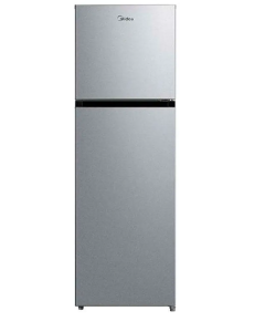 Midea Refrigerador Top Mount 10pc | Smart Sensor | Dispensador de Agua | Cooling Box | Plateado