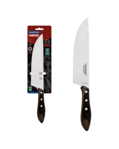 Meat Knife with Stainless-Steel Blade and Treated Brown Polywood Handle 8" 8" / Brown Polywood / 1 piece