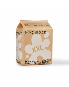 Eco Boom Pants Pañales PullUp de Bambú - XXL (>33 lbs / >20 kg) 17 unidades