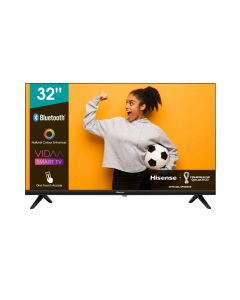 TV Hisense 32" Smart DVB-T | Bluetooth | HDMI | ARC 1 | 1 Año De Garantia | Negro