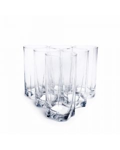 Pasabahce Set de Vasos de Vidrio Luna de 13 OZ - 6 Piezas