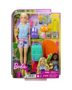 Barbie Malibu Muñeca de Campamento con Accesorios