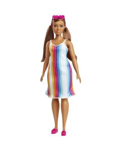 Barbie Amante del Océano con Vestido de Arcoíris