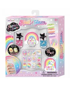 Hot Focus Nail Glam Rainbow