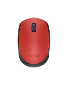 Logitech M170 Mouse Inalambrico Para Computadora Y Laptop, Recibidor Usb Y 12 Meses Batería - Rojo