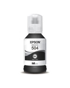 Botella De Tinta Para Impresora Epson T504 - Negro