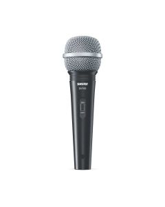Vocal Microphone Cardioid Dynamic On Off Switch XLR to 1 4 Cable Mic Clip Thread Adapter Zippered Pouch Window Pkg