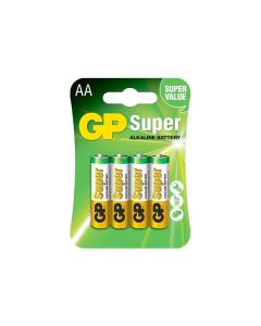 Gp Baterías Super Alkaline Aa Cell Paquete De 4 15Ac4
