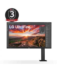 Monitor Ergo 4K Pantalla Ips 32" Lg 32Un880 Amd Free Sync Usb Tipo C 2 Hdmi Bocina De 5Wx2 Negro