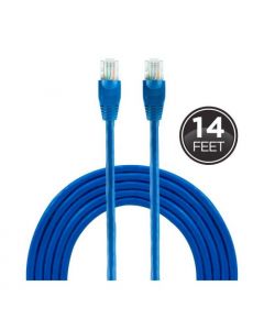 Jasco Cable Cat6 14 Pies 4.26Mt Sopora 1Gbps A 250Mhz Azul