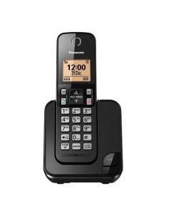 Panasonic Teléfono inalámbrico DECT1 AuricularLCD 1.6" Negro